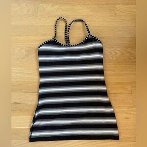 Lululemon Flow Y Striped Tank Top